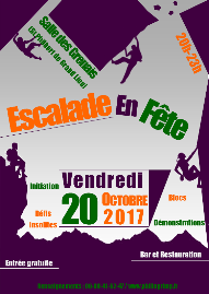 Affiche Escalade en fête